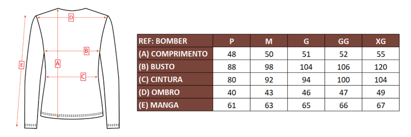 Jaqueta Feminina de Couro - Bomber Preta